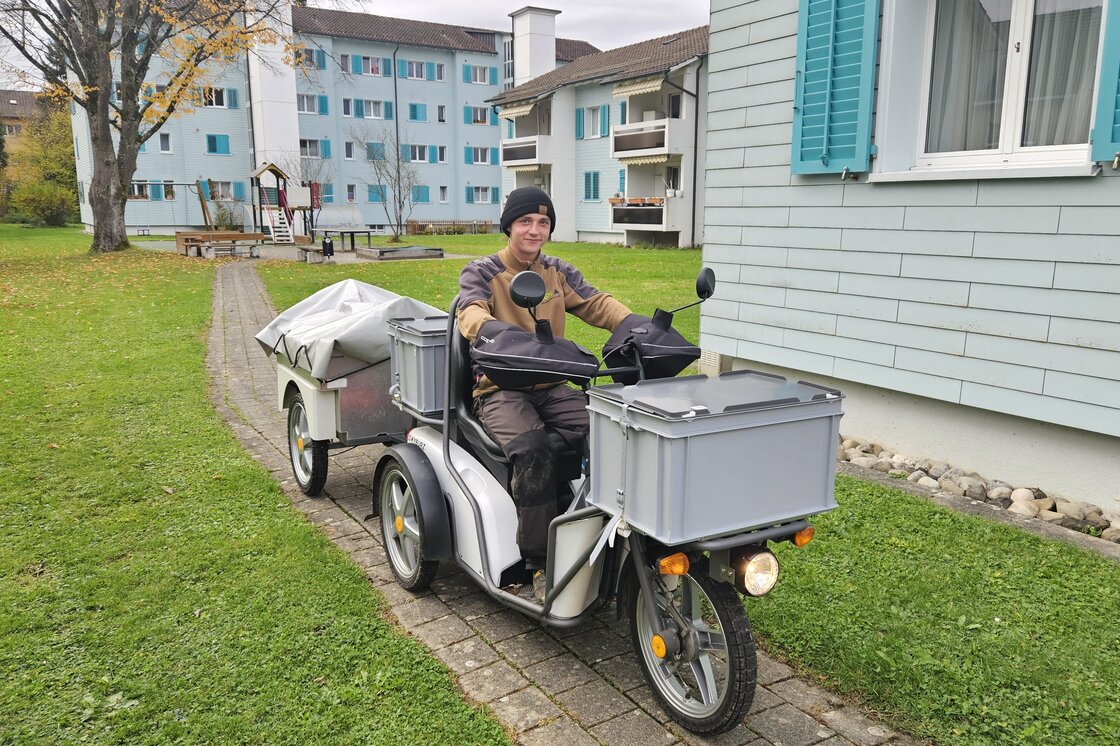 Alles dabei und schnell vor Ort - Lächeln inklusive